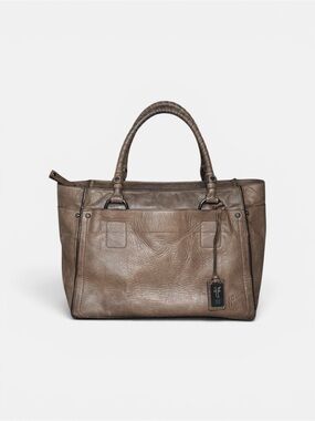 Frye Taupe Demi Large Satchel